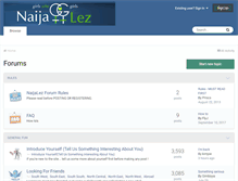 Tablet Screenshot of naijalez.com